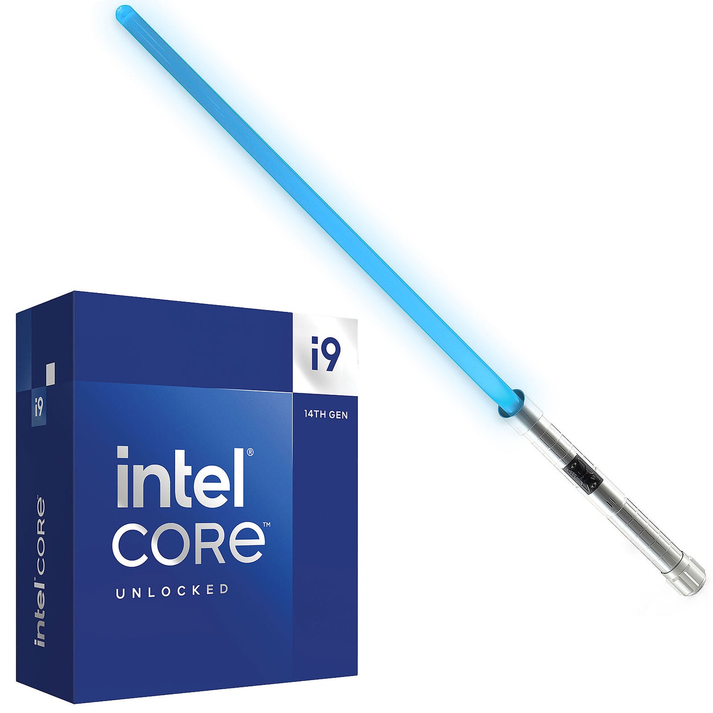 Bundle Intel Core i9-14900K "La Forza" con spada laser SOLAARI WAAN Silver Elite